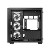 PC-Gehäuse DeepCool CG590U 5F Tower ATX aus gehärtetem Glas, schwarz
