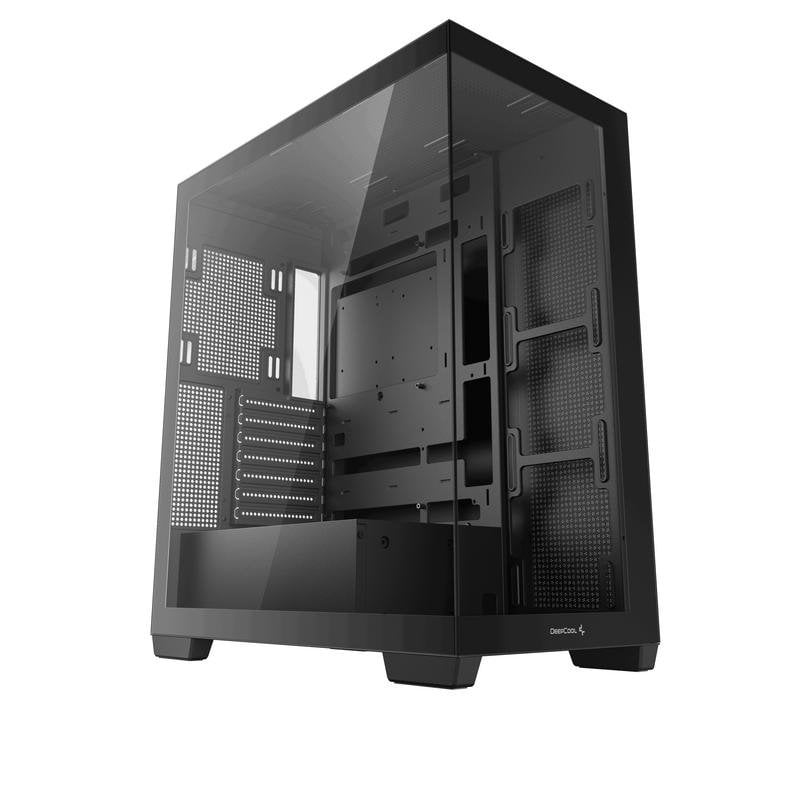 Gehäuse DeepCool CG580 Midi-Tower Schwarz ATX Gehärtetes Glas