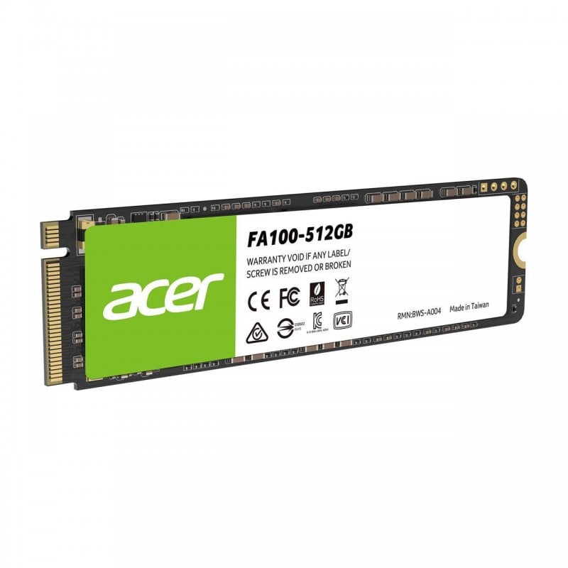 Acer FA100 SSD 512 GB M.2 PCIe Gen3 NVMe