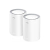 CUDY WiFi-Mesh-System mit 2 Knoten, 2402 Mbit/s, 399 m² Reichweite, mit Wi-Fi 6 und VPN