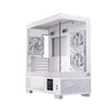 Gehäuse Einarex PRISMA SM501D RGB Weiß Micro-ATX Mini-ITX Weiß Glas