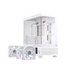 Gehäuse Einarex PRISMA SM501D RGB Weiß Micro-ATX Mini-ITX Weiß Glas