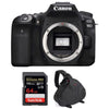 Canon EOS 90D (ohne Objektiv) + SanDisk 64 GB Extreme PRO UHS-I SDXC 170 MB/s + Tasche | 2 Jahre Garantie