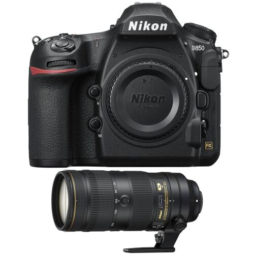 Nikon D850 (ohne Objektiv) + AF-S Nikkor 70–200 mm f/2,8E FL ED VR