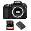 Canon EOS 90D (ohne Objektiv) + SanDisk 256 GB Extreme PRO UHS-I SDXC 170 MB/s + Canon LP-E6N | 2 Jahre Garantie