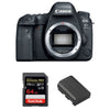 Canon EOS 6D Mark II (ohne Objektiv) + SanDisk 64 GB Extreme PRO UHS-I SDXC 170 MB/s + Canon LP-E6N | 2 Jahre Garantie