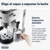 DeLonghi Dedica EC685.W Espressomaschine, 1,1 l, 15 bar, Thermoblock, Milchaufschäumer