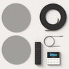 Fonstar KS-WALL Wandverstärker-Set und 2 Deckenlautsprecher mit Bluetooth/USB/FM/AUX