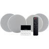 Fonstar KS-WALL 4 Wandverstärker-Set und 4 Deckenlautsprecher Bluetooth/USB/FM/AUX