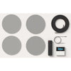 Fonstar KS-WALL 4 Wandverstärker-Set und 4 Deckenlautsprecher Bluetooth/USB/FM/AUX