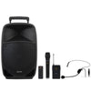 Fonestar Malibu-312 tragbare Bluetooth-Lautsprecher (250 W) mit Karaoke-Funktion und drahtlosen Mikrofonen