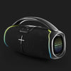 Energy Sistem HyperBeat Bluetooth-Lautsprecher mit LED-Beleuchtung, 80 W, Schwarz