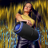Energy Sistem HyperBeat Bluetooth-Lautsprecher mit LED-Beleuchtung, 80 W, Schwarz