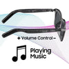 Cool Smart Glasses COOL KI-Smart-Brille Bluetooth Musik Anrufe Übersetzer IP65 Schwarz