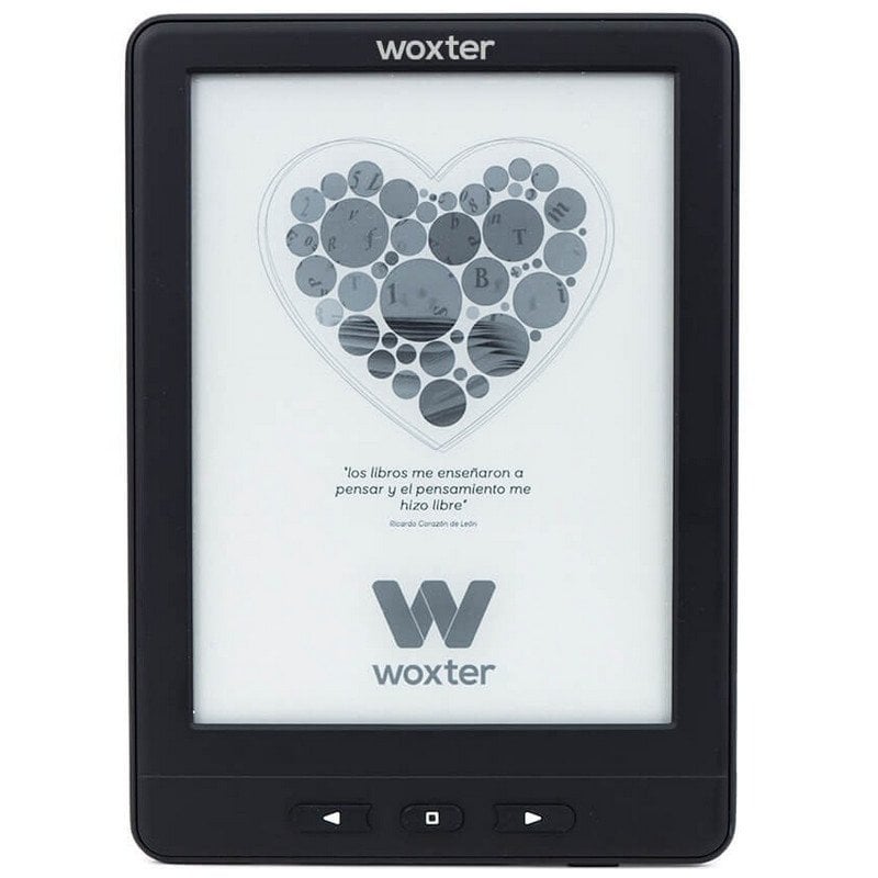 Woxter Scriba 195 Paperlight TP E-Book mit 6-Zoll-HD-Touchscreen, E-Ink, Pearl, 4 GB, Schwarz