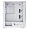 Nfortec Krater X Hartglas USB 3.0 ARGB Weiß