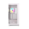 Nfortec Ursa ARGB Mid-Tower E-ATX mit gehärtetem Glas und USB-C, weiß