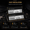Arbeitsspeicher RAM Forgeon Cyclone PLUS V2 8 GB 2x4 GB DDR4 3200 MHz CL22 Schwarz SO-DIMM