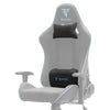 Gaming-Stuhl Tempest Vanquish Mesh Schwarz/Blau, atmungsaktiv