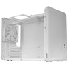 Mars Gaming Mc-xpro MicroATX-Mini-Tower mit 120-mm-Lüfter, ATX- und SFX-kompatiblem Netzteil, USB-C, Weiß