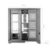 PC-Gehäuse Mars Gaming MC-LCDX 9,16