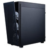 Hiditec H1 Air ARGB Midi-Tower, gehärtetes Glas, USB 2.0, Schwarz