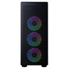 Hiditec H1 Air ARGB Midi-Tower, gehärtetes Glas, USB 2.0, Schwarz