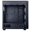 Hiditec H1 Air ARGB Midi-Tower, gehärtetes Glas, USB 2.0, Schwarz