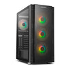 Nox Hummer Horus ARGB E-ATX, gehärtetes Glas, USB 3.0, schwarz