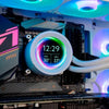 Flüssigkeitskühlung NOX Hummer X-240 LCD 240 mm, 2 Lüfter, RGB