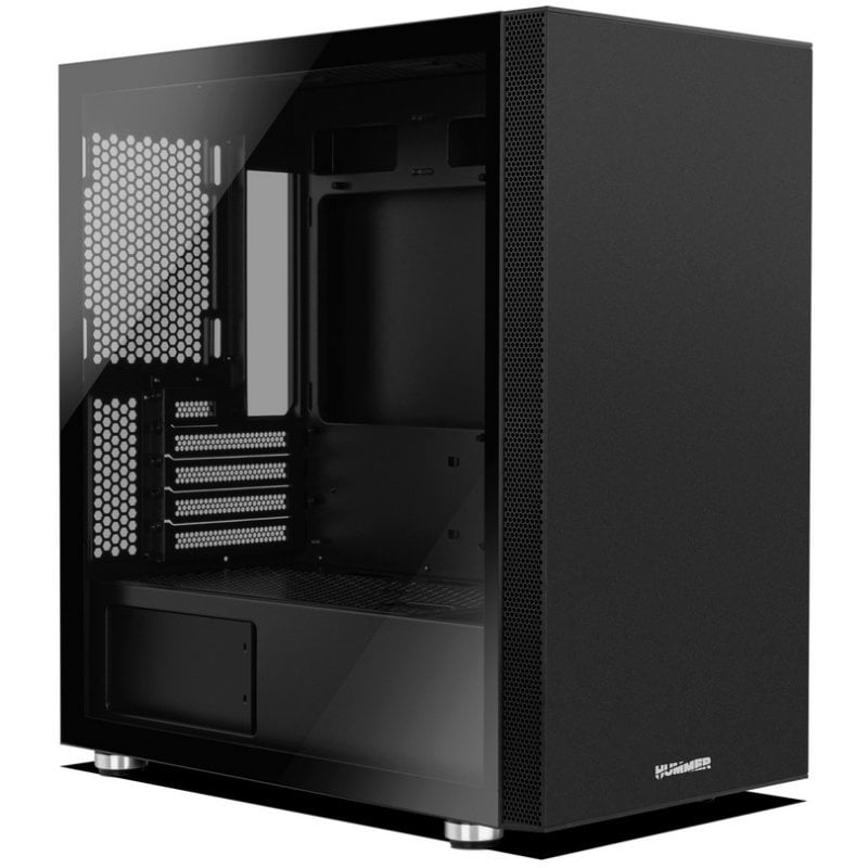 Nox Hummer ONYX Mini-Tower MATX USB 3.0 Schwarz + 450-W-Netzteil mit 80 Plus-Zertifizierung