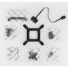 Flüssigkeitskühlung NOX Hummer M-240 ARGB 240 mm, 2 Lüfter, Weiß