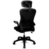 Gaming-Stuhl Drift DRAIR35, schwarz, Netzrückenlehne, klappbare Armlehnen, 120 kg, Nylonfußkreuz