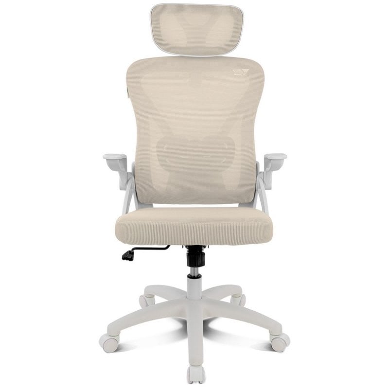 Bürostuhl Drift DRAIR35, Beige, Netzrückenlehne, 120 kg, höhenverstellbare Armlehnen