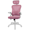 Bürostuhl Drift DRAIR35 – ergonomisch, Rückenlehne aus Netzgewebe, rosa, höhenverstellbar, 120 kg, Nylon-Fußkreuz