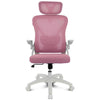 Bürostuhl Drift DRAIR35 – ergonomisch, Rückenlehne aus Netzgewebe, rosa, höhenverstellbar, 120 kg, Nylon-Fußkreuz