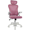 Bürostuhl Drift DRAIR35 – ergonomisch, Rückenlehne aus Netzgewebe, rosa, höhenverstellbar, 120 kg, Nylon-Fußkreuz