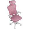 Bürostuhl Drift DRAIR35 – ergonomisch, Rückenlehne aus Netzgewebe, rosa, höhenverstellbar, 120 kg, Nylon-Fußkreuz