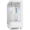 PC-Gehäuse NOX Hummer ETHER Midi-Tower Weiß Glasfenster USB-C ATX Gaming