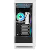 PC-Gehäuse NOX Hummer ETHER mit gebogenem Glas, schwarz-weiß, USB-C, Gaming