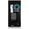 PC-Gehäuse NOX Hummer ETHER mit gebogenem Glas, schwarz-weiß, USB-C, Gaming