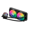 CoolBox Infinite Liquid240 Wasserkühlung 240 mm ARGB 2 Lüfter PWM-Steuerung