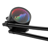 CoolBox Infinite Liquid240 Wasserkühlung 240 mm ARGB 2 Lüfter PWM-Steuerung