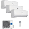 Multi-Split-Klimaanlage 3x1 Haier TIDE R 2.752 Frigorie Inverter-Wärmepumpe WLAN-Fernbedienung