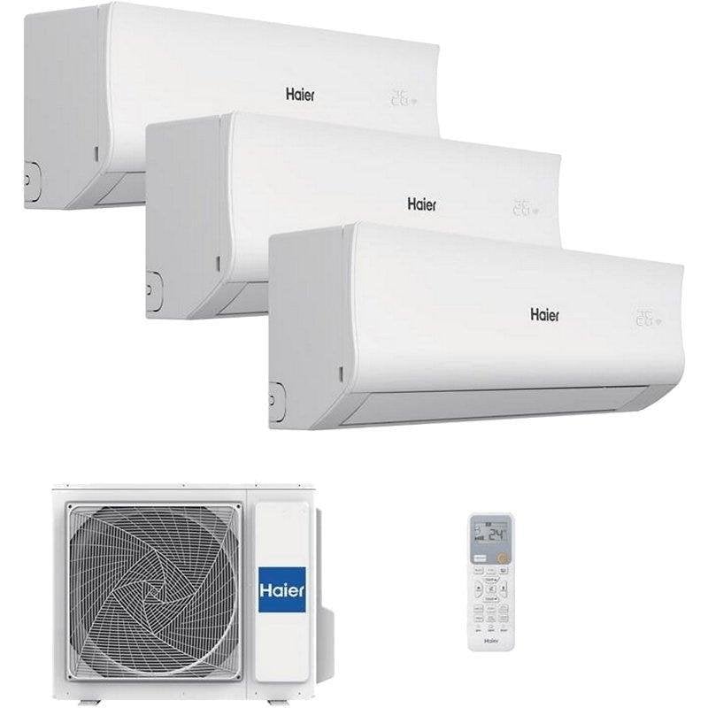 Multi-Split-Klimaanlage 3x1 Haier TIDE R 2.752 Frigorie Inverter-Wärmepumpe WLAN-Fernbedienung