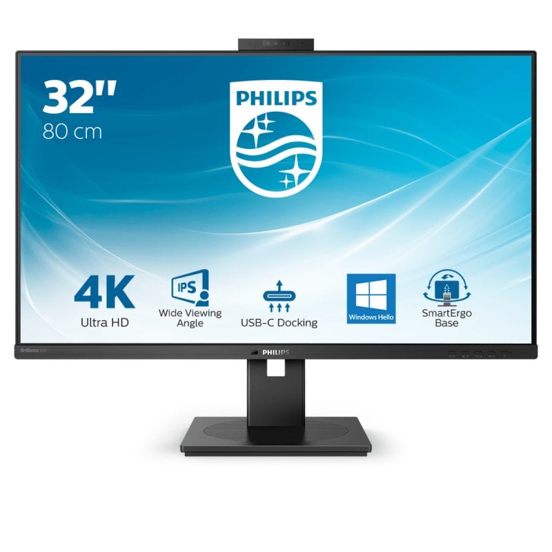 Philips 329P1H/00 32-Zoll-LED-UltraHD-4K-Webcam
