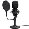 Trust GXT 269 Emita II USB-Mikrofon mit Nierencharakteristik, Poppschutz und Metallständer