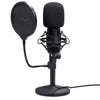Trust GXT 269 Emita II USB-Mikrofon mit Nierencharakteristik, Poppschutz und Metallständer