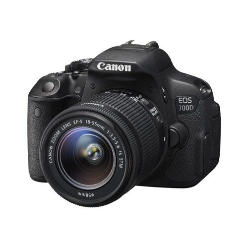Canon EOS 700D – Digitalkamera – Spiegelreflexkamera – 18,0 MP – APS-C – 1080p – 3-facher optischer Zoom, Objektiv EF-S 18–55 mm IS STM