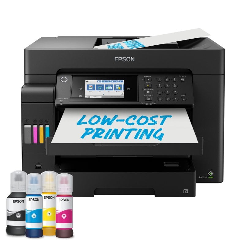 Epson EcoTank ET-16655 A3+ WLAN-Farb-Multifunktionsdrucker mit Duplexfunktion und Tintenbehältern, Fax